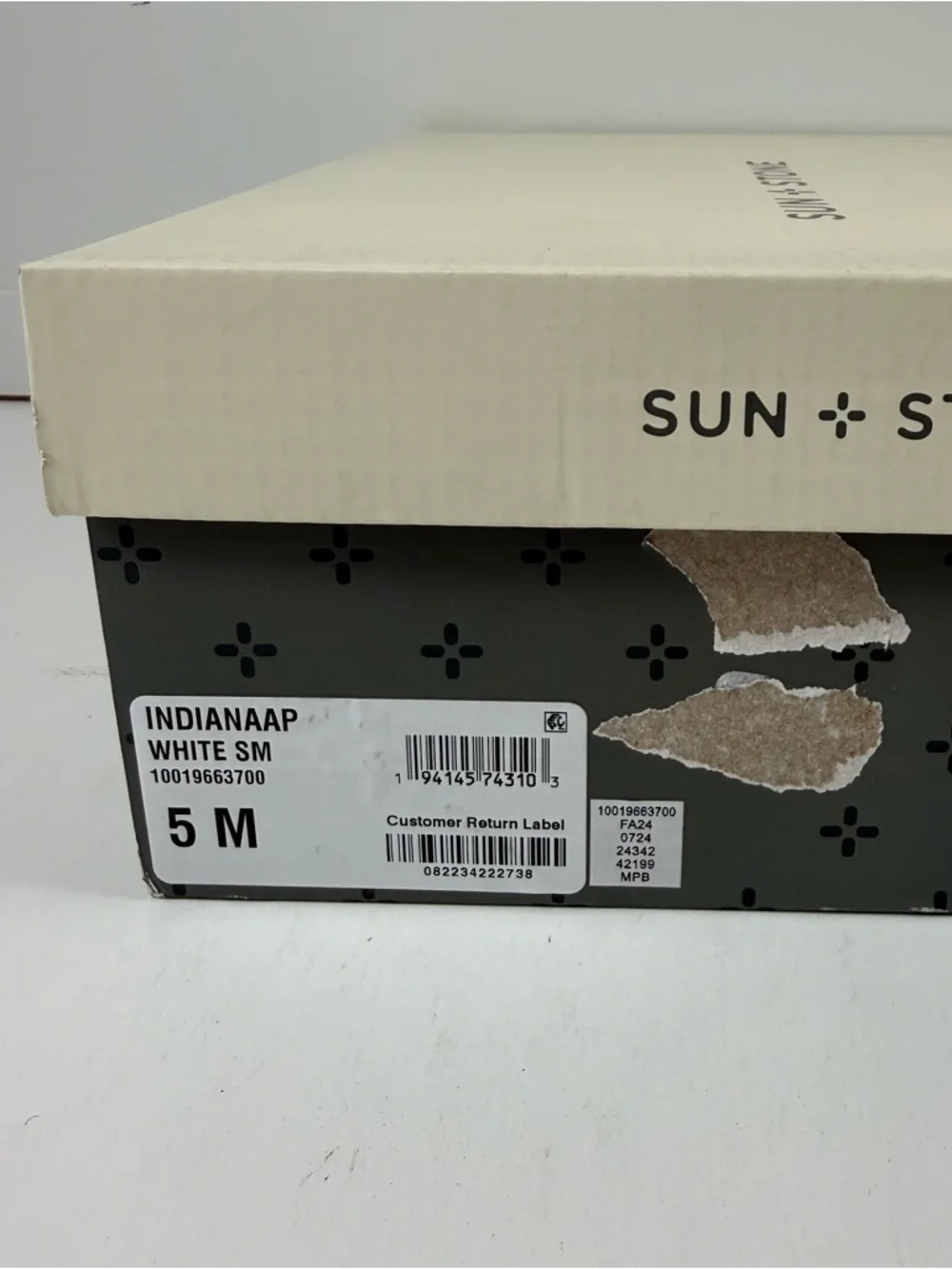 Sun + Stone Indiana Cowboy Booties Womens White 5M NEW